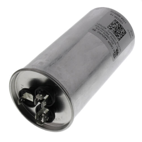 Lennox 89M87 capacitor - detail view (Voltage: 440v; MFD: 60 (Compressor))