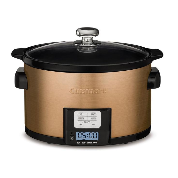 3.5 Qt. Brushed Stainless Programmable Slow Cooker