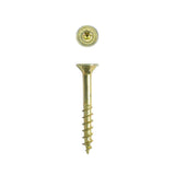 #8 x 1-1/4 in. T-Star Plus Drive Flat Head Partial Thread Yellow Zinc Multi-Material Screw (240 per Box)