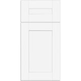 Vesper White Shaker Assembled Plywood 42 in. x 34.5 in. x 24 in. Blind Base Corner Kitchen Cabinet with Soft Close - Super Arbor