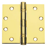 4.5 in. x 4 in. Oil-Rubbed Bronze Ball Bearing Non-Removable Steel Hinge with 5/32 in. Radius (Set of 3) - Super Arbor