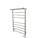 Eve 8-Bar Stainless Steel Wall Mounted Towel Warmer in Matte Black - Super Arbor