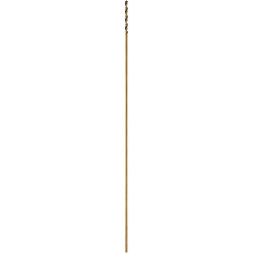 1/4 in. x 12 in. Black and Gold Drill Bit - Super Arbor