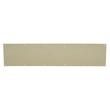 6 in. x 30 in. Bright Brass Kick Plate - Super Arbor