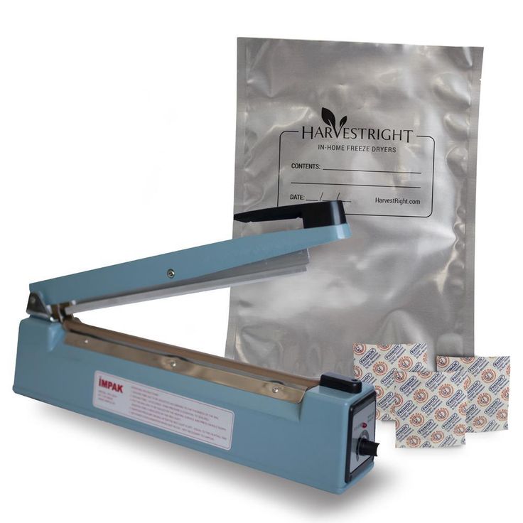 Mylar Starter Kit with 50-Mylar Bags, 50-Oxygen Absorbers and 12 in. Impulse Sealer