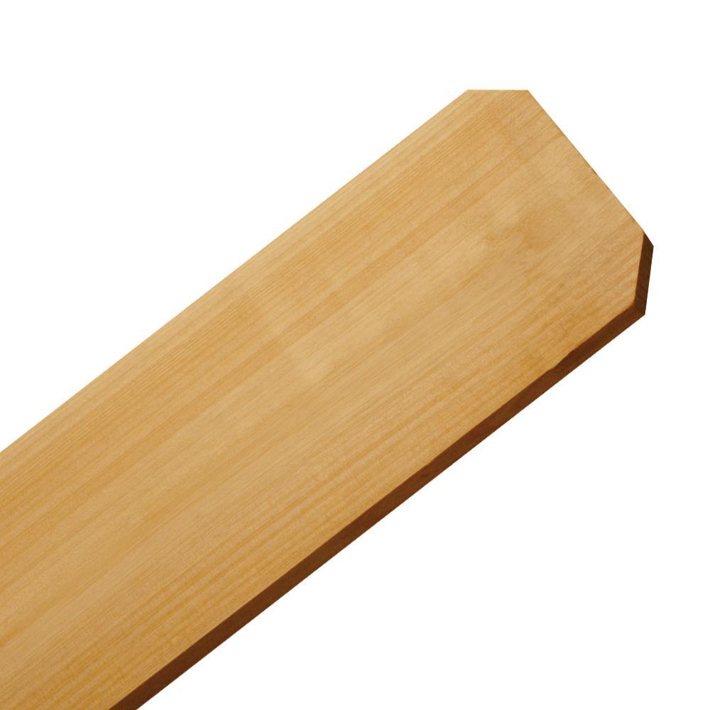 5/8 in. x 6 in. x 6 ft. Cedar Dog Ear Fence Picket (6-Pack) - Super Arbor