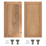 Red Oak Flat Panel Accessory Doors - Super Arbor