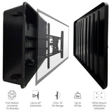 Waterproof Impact Resistant Outdoor Hard Shell TV Cover with TV Wall Mount Bracket - Super Arbor