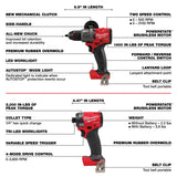 Milwaukee M18 FUEL 18V Lithium‑Ion Brushless Cordless 7‑Tool Combo Kit with 2 Pack 3.0Ah Batteries