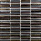 Bond Tile Glory Midnight 11.81 in. x 11.81 in. Ceramic and Glass Wall Mosaic (0.97 Sq. Ft.)