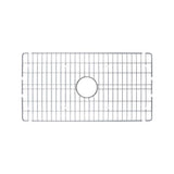 Fireclay 33 in. Single Bowl Apron-Front Farmhouse Kitchen Sink with Grid and Drain Assembly - Super Arbor