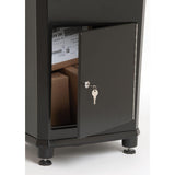 Elephantrunk Black Locking Extra-Large Mailbox Parcel Drop - Super Arbor