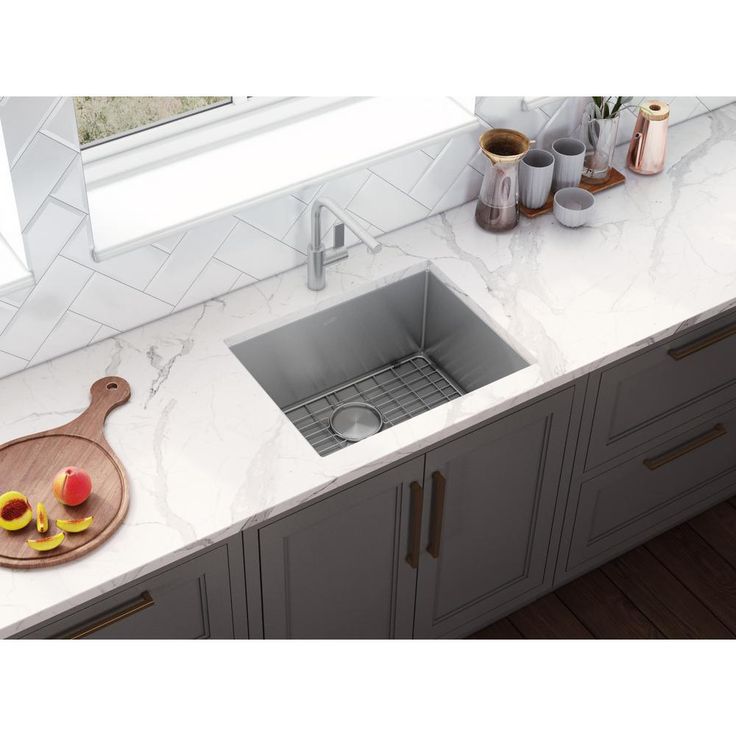 21 in. Stainless Steel Single Bowl Undermount 16-Gauge Bar Prep Kitchen Sink
