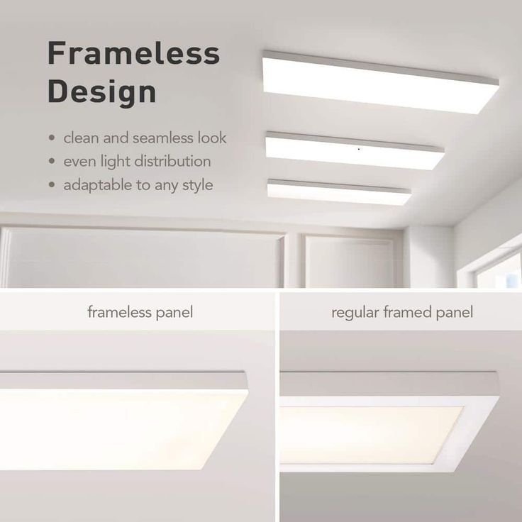 Commercial Electric 1 ft. x 4 ft. 40-Watt Dimmable White Integrated LED 4000 Lumens Frameless Flat Panel with Color Change 3CCT