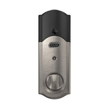 Camelot Satin Nickel Connect Smart Door Lock with Alarm