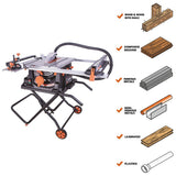 15 Amp 10 in. Table Saw with Multi-Material 24-T Blade - Super Arbor