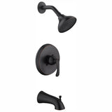 Edgewood Single-Handle 1-Spray Tub and Shower Faucet in Bronze (Valve Included) - Super Arbor