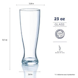 Craft Brew 23 oz. Grand Pilsner (Set of 4)