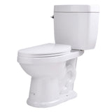 Step In 59.6 in. Walk-In Whirlpool Bathtub in White with 1.6 GPF Single Flush Toilet - Super Arbor