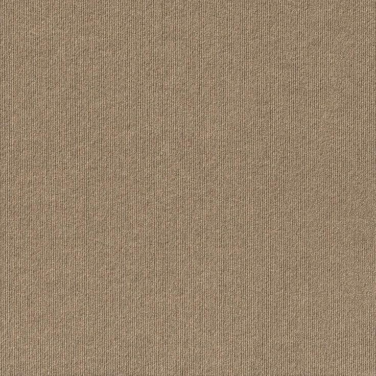 Contender Single Rib Sky Grey 24 in. x 24 in. Commercial Peel and Stick Carpet Tiles (15 Tiles/Case)