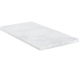 Jeffrey Court Carrara White 6 in. x 12 in. Honed Marble Wall and Floor Tile (1 sq. ft. / pack)
