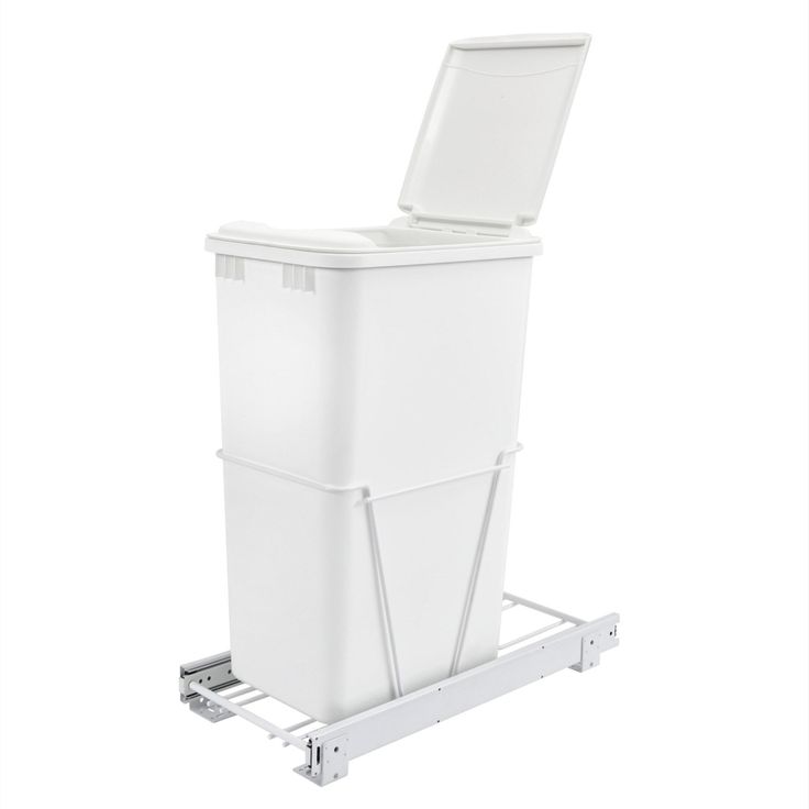 Rev-A-Shelf 50-Quart Plastic Pull Out Trash Can