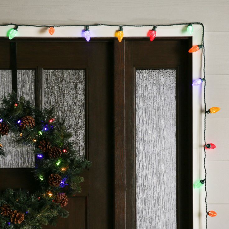 GE StayBright 75-Count 37-ft Multicolor LED Plug-In Christmas String Lights