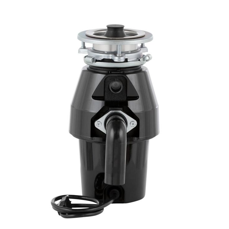 Everbilt 1/2 HP Sound Insulated Continuous Feed Garbage Disposal with Stainless Steel Sink Flange and Attached Power Cord
