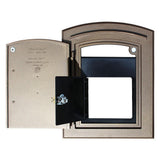 Cast Aluminum Black Column Mount Locking Mailbox - Super Arbor