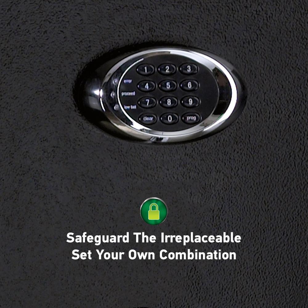 EF3428E 3.39 cu ft Fireproof Safe and Waterproof Safe with Digital Keypad - Super Arbor
