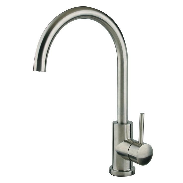Undermount Stainless Steel 15 in. 16-Gauge Bar Sink in Brushed Stainless with Gooseneck Kitchen Faucet