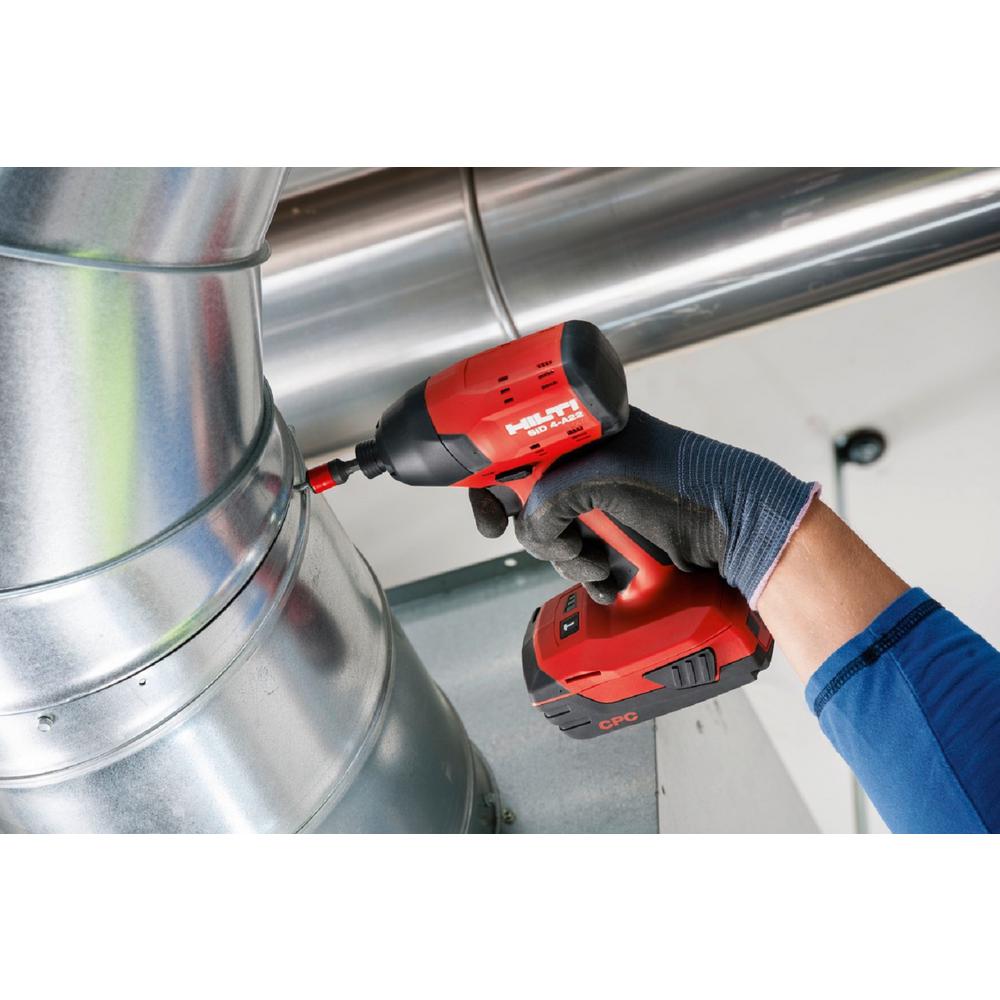 22-Volt Lithium-Ion 1/4 in. Hex Cordless Brushless SID 4 Compact Impact Driver with 3 gear speed and DC Car Charger - Super Arbor