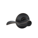 Accent Satin Nickel Keyed Entry Door Lever - Super Arbor