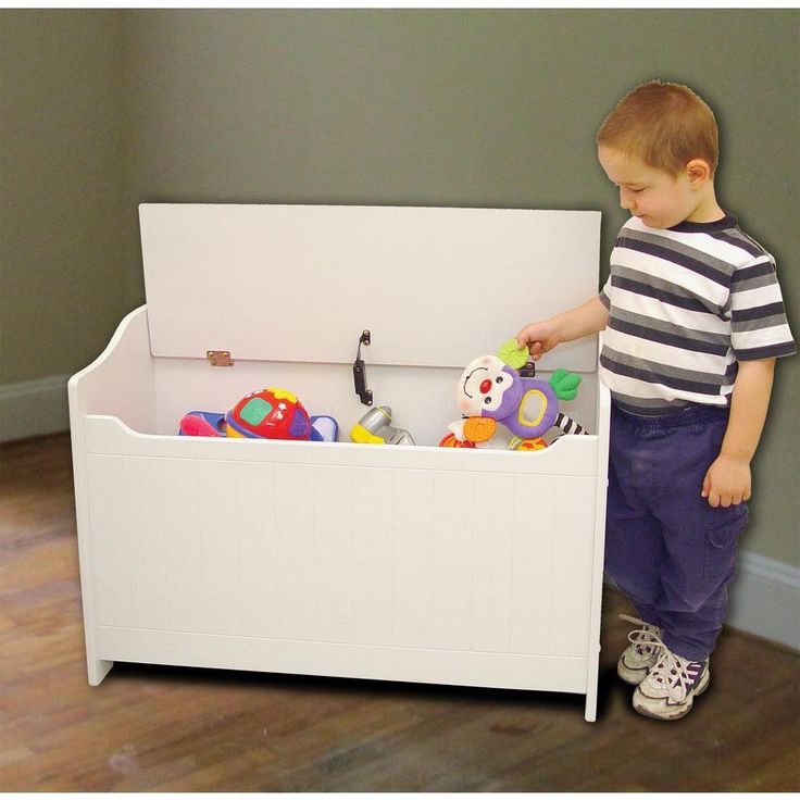 Catskill Ready to Assemble 32.75 x 24 x 14 in. Base Wooden Storage Bench in white