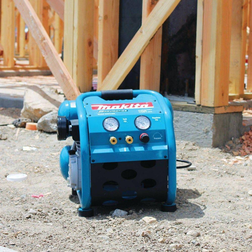 4.2 Gal. 2.5 HP Portable Electrical 2-Stack Air Compressor - Super Arbor