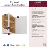 Home Decorators Collection Newport 36 in. W x 12 in. D x 42 in. H Assembled Plywood Wall Kitchen Cabinet in Blended Cream with Soft Close
