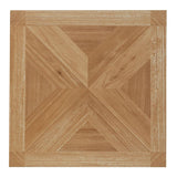 Style Selections Maple Parquet 3-mil x 12-in W x 12-in L Water Resistant Peel and Stick Luxury Vinyl Tile Flooring