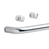 Simplicity 60 in. x 58-1/8 in. Semi-Frameless Traditional Sliding Bathtub Door in Chrome with Clear Glass - Super Arbor