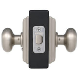 Georgian Satin Nickel Passage Hall/Closet Door Knob with Addison Trim - Super Arbor