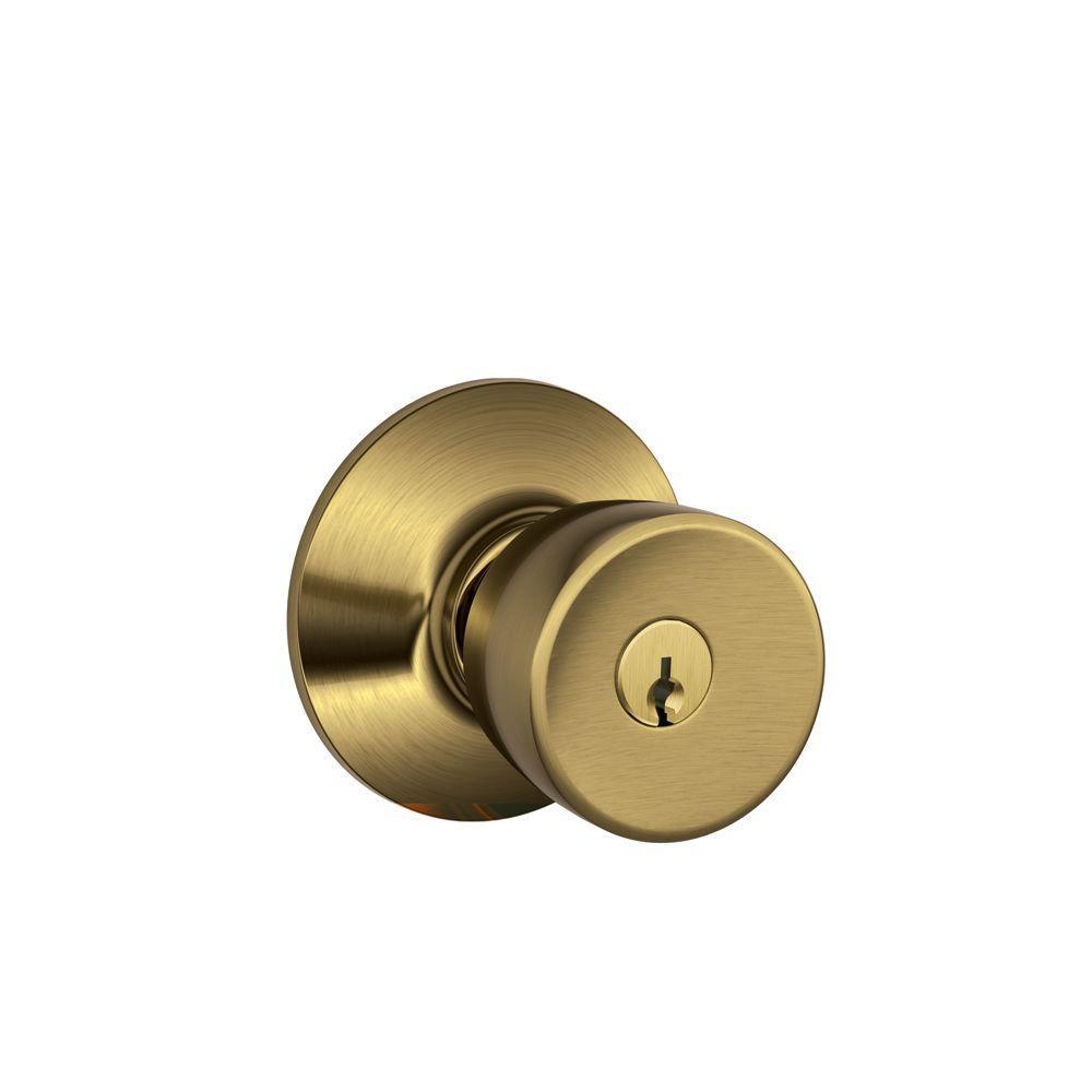 Bell Satin Chrome Keyed Entry Door Knob - Super Arbor