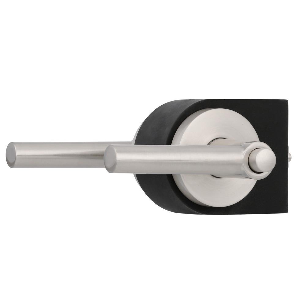 Milan Satin Nickel Entry Door Lever Featuring SmartKey Security - Super Arbor