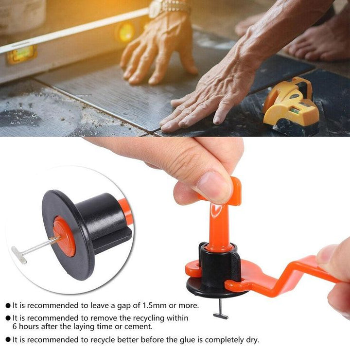 Willstar 151Pcs Tile Leveling System Tile Spacer Wall Leveler Wedges Spacers Flooring Wall Tile Carrelage Leveling System
