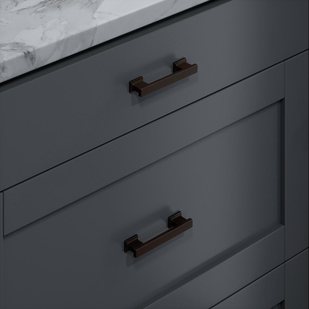 High Desert 3-1/2 in. Oil Rubbed Bronze Drawer Pull (10-Pack) - Super Arbor