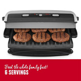 100 sq. in. Silver Indoor Grill with Removable Plates