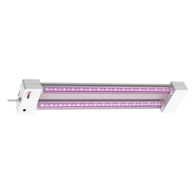 2 ft. 32-Watt White LED 3 Adjustable Spectrum Linkable Plant Grow Light Fixture - Super Arbor