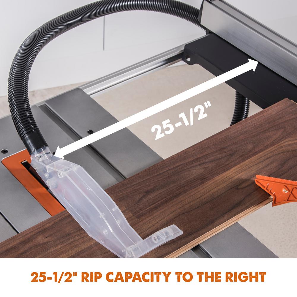 15 Amp 10 in. Table Saw with Multi-Material 24-T Blade - Super Arbor