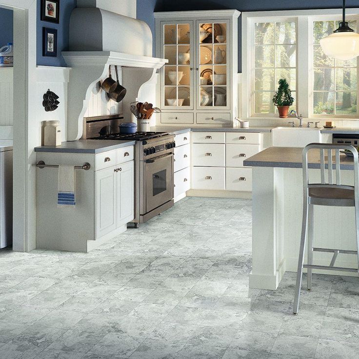 TrafficMaster White Travertine 12 in. x 12 in. Peel and Stick Vinyl Tile (30 sq. ft. / case)