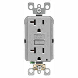 20 Amp Self-Test SmartlockPro Slim Duplex GFCI Outlet, White - Super Arbor