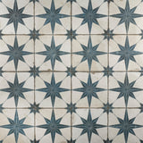 Merola Tile Kings Star Blue 17-5/8 in. x 17-5/8 in. Ceramic Floor and Wall Tile