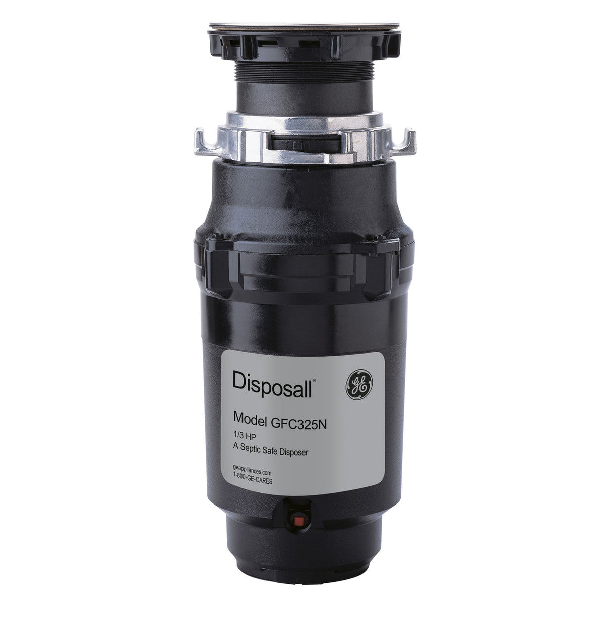 GE DISPOSALL 1/3-HP Continuous Feed Garbage Disposer, Corded (GFC325N)